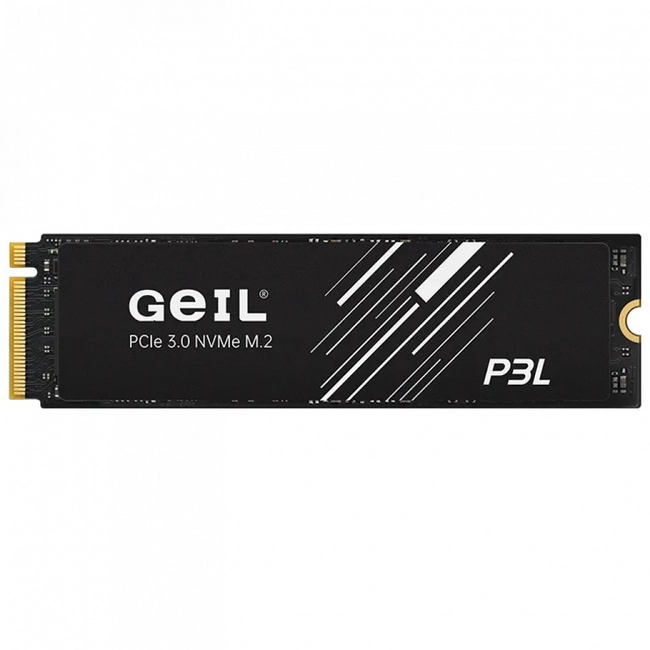 512 GB SSD GEIL P3L M.2 2280 PCIe Gen3x4 with NVMe 1.3,R2800MB/s, W1300MB/s P3LFD16I512D