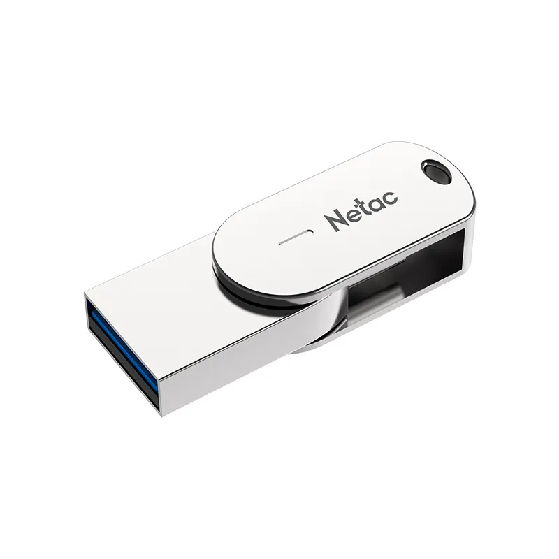 USB 3.2 64GB Netac U785C OTG NT03U785C-064G-32PN серебристый