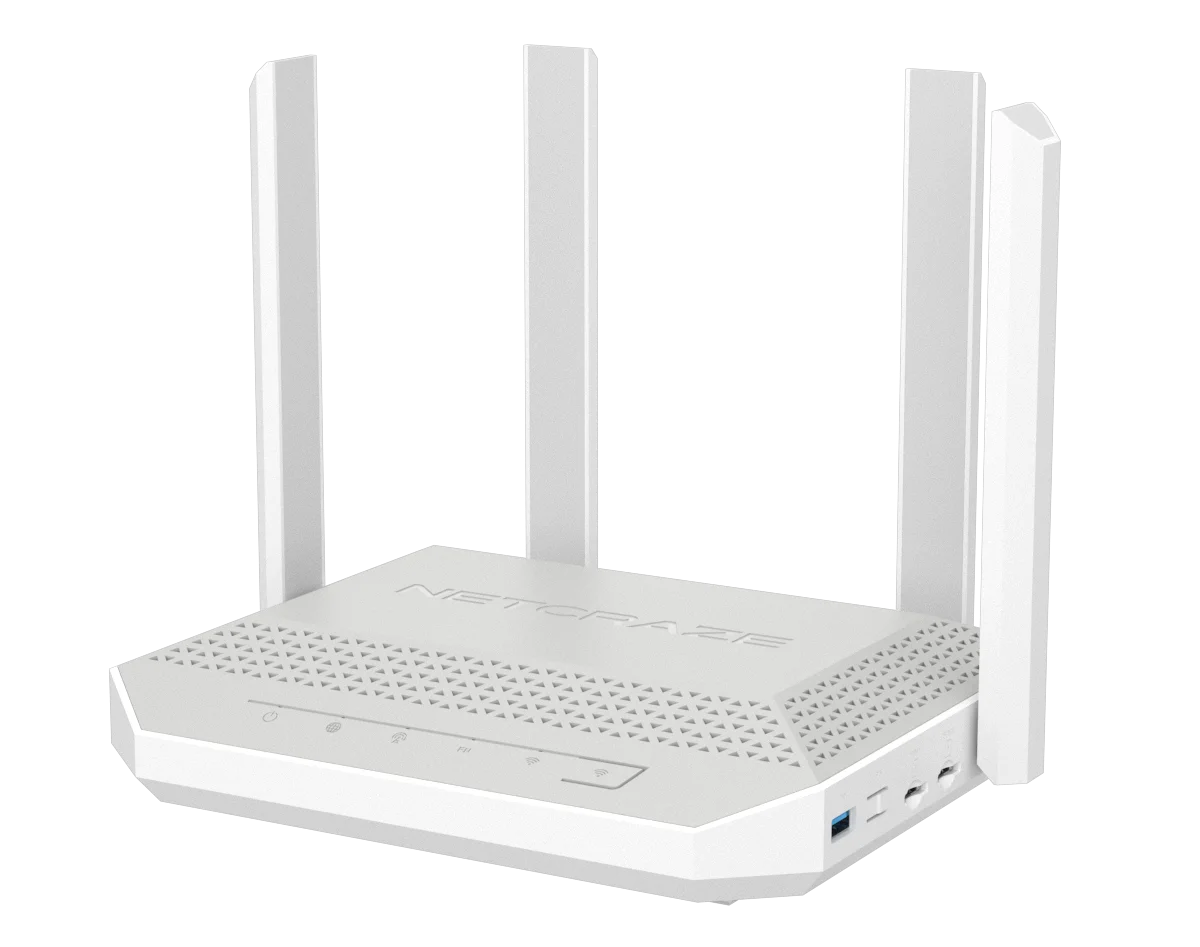 Маршрутизатор беспроводной AX3000 GbE Netcraze Hopper 4G+ NC-2312 Wi-Fi 6 Nano-SIM