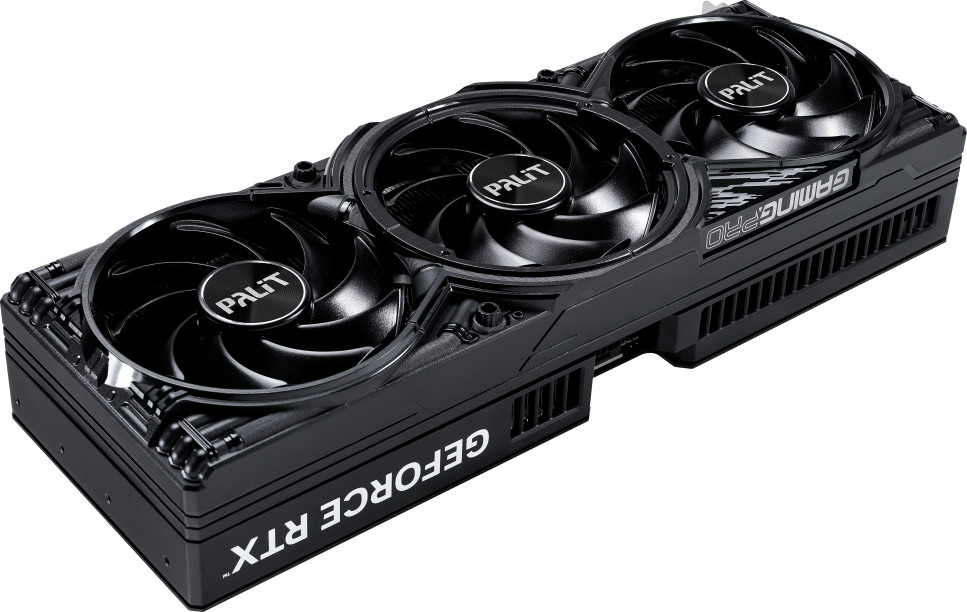 Видеокарта 12 Gb PALIT RTX5070 GAMINGPRO OC 12GB (4710562245042), (NE75070T19K9-GB2050A), GDDR7, 192bit, 3-DP, HDMI,    331.9*127.1*60 мм, Цветная кор