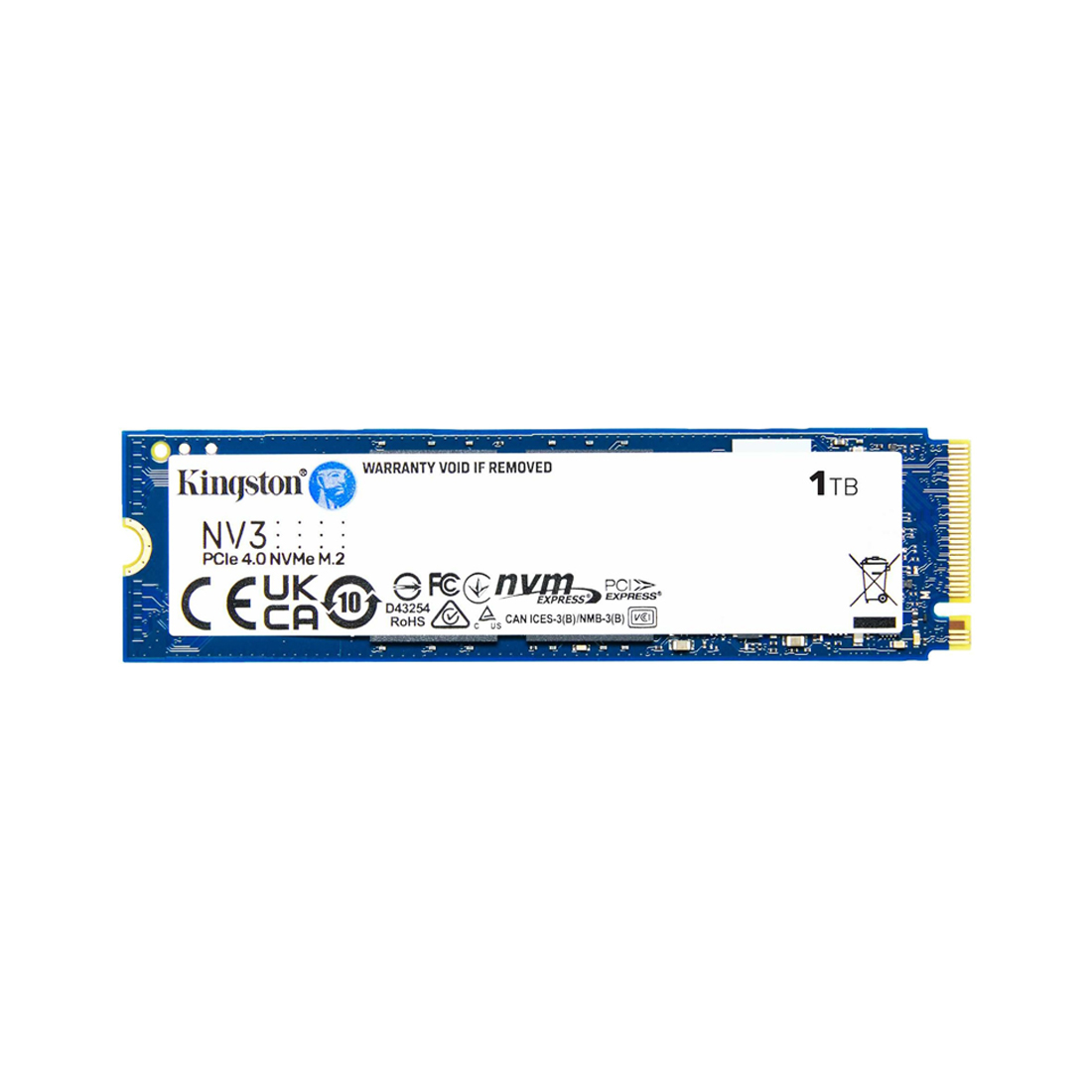 1 000 GB SSD M.2 PCIe Kingston SNV3S, 1TB ,1 TB SNV3S/1000G, PCIe 4.0 NVMe