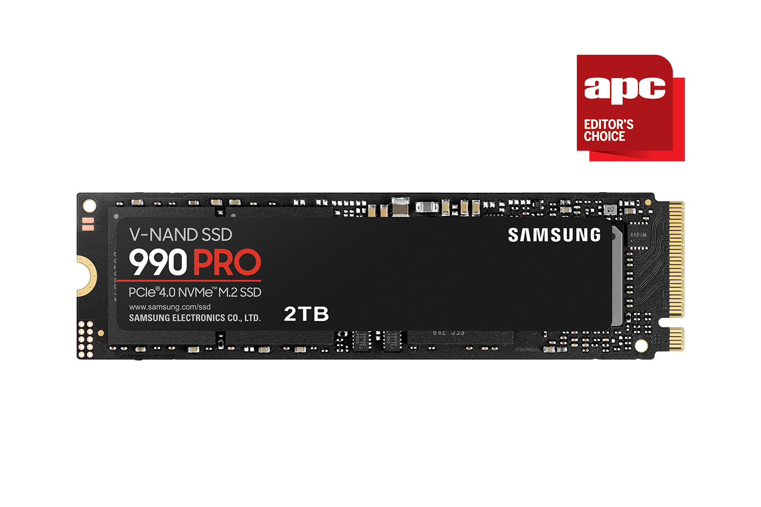 2 000 GB SSD Samsung 990 PRO M.2 PCIe 4.0HS R7450Mb/s W6900MB/s MZ-V9P2T0GW