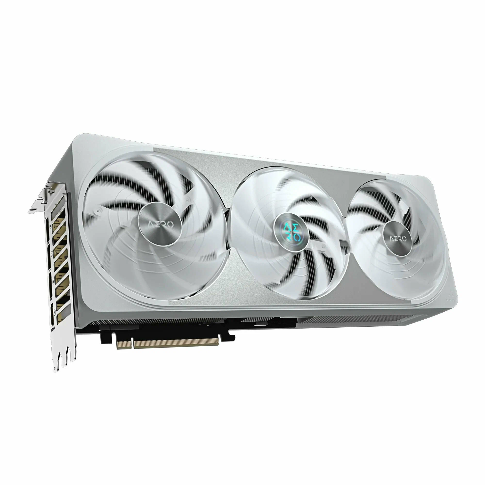 Видеокарта 16 Gb Gigabyte RTX5070Ti AERO OC 16G (GV-N507TAERO OC-16GD) (4719331355876), GDDR7, 256bit, 1-HDMI, 3-DP,Windforce 3X Fan, 340*140*70 мм