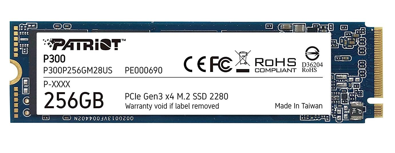256 GB SSD PCIe Patriot P300, P300P256GM28, 256GB ,256 GB PCIe Gen3 x4
