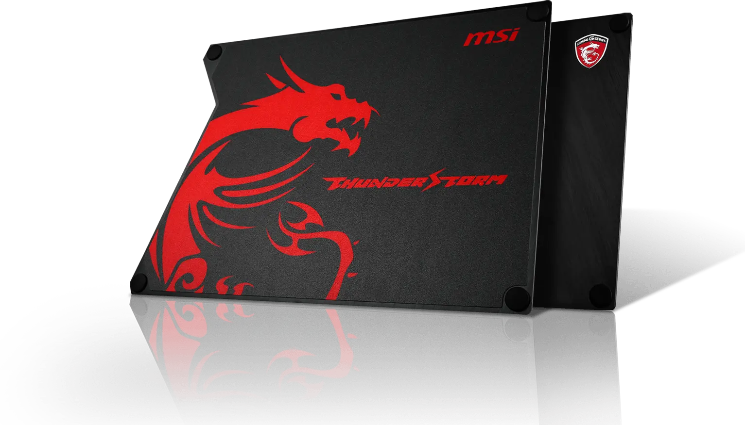 Коврик для мыши MSI Thunderstorm Aluminum GAMING Mouse Pad 320мм (д) х 225 мм (ш) х 2 мм (т)