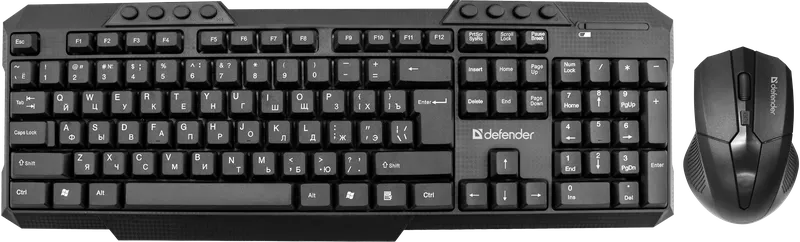 Набор беспроводный Defender Jakarta C-805 RU Nano (черный), USB 2.4ГГц, ENG/RUS, НОВИНКА!
