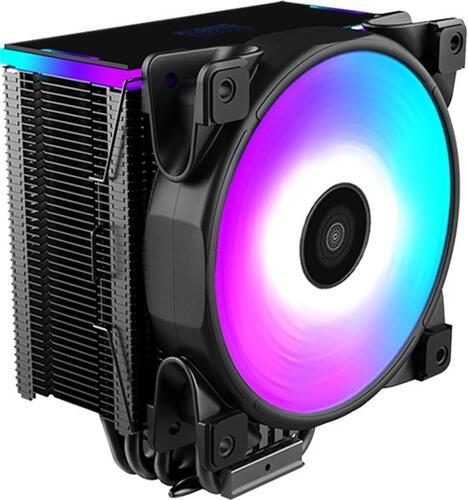 Кулер, Pccooler GI-D56V HALO RGB, 160Вт, led