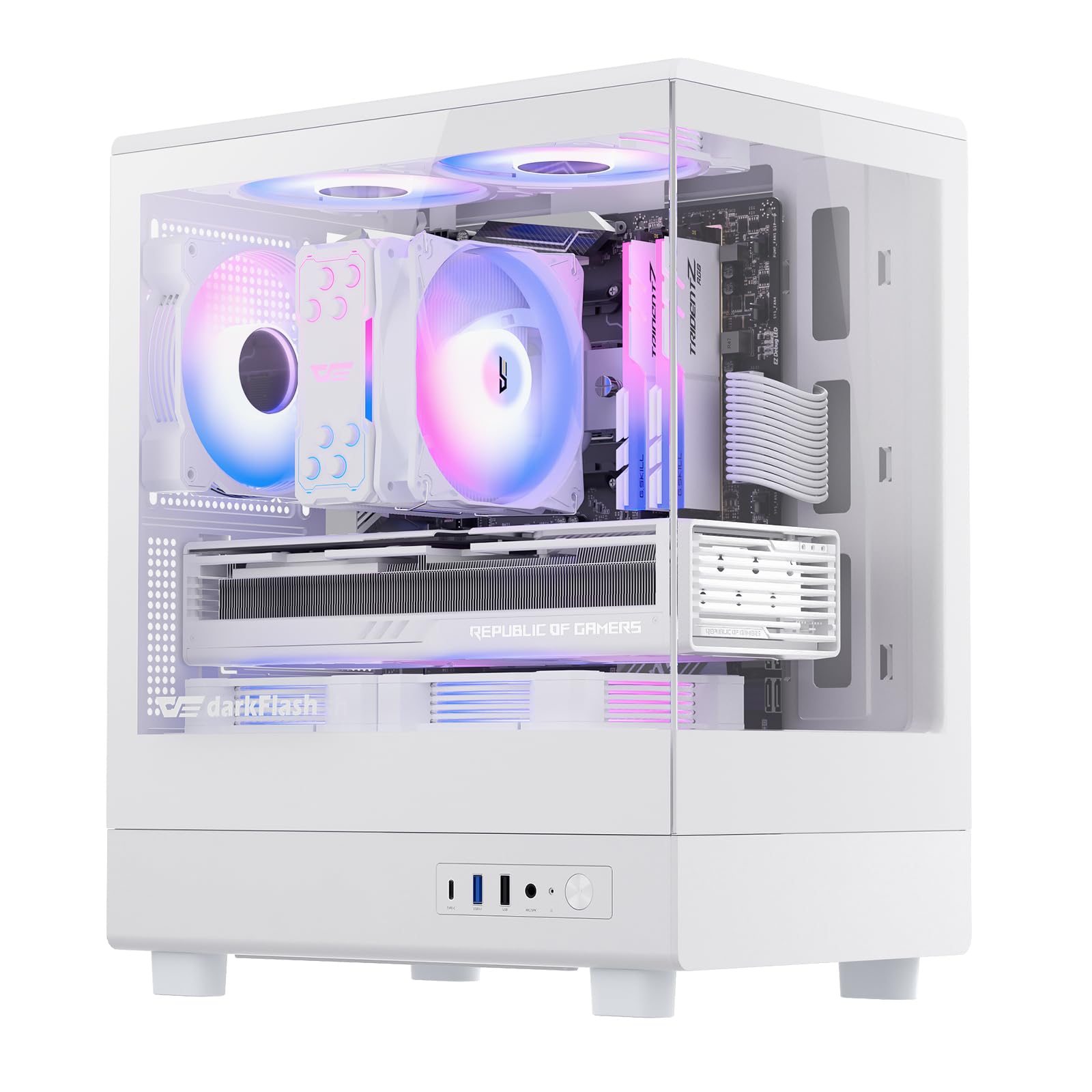 ИГРОВОЙ ПК с МОНИТОРОМ i5-12400F/H610M-D/SE-903-XT/8+8 DDR4/512 NVMe/RTX5050 8 Gb MSI/DB330M/600W/23.8" ONVYX 240Hz/AK820/AJ139