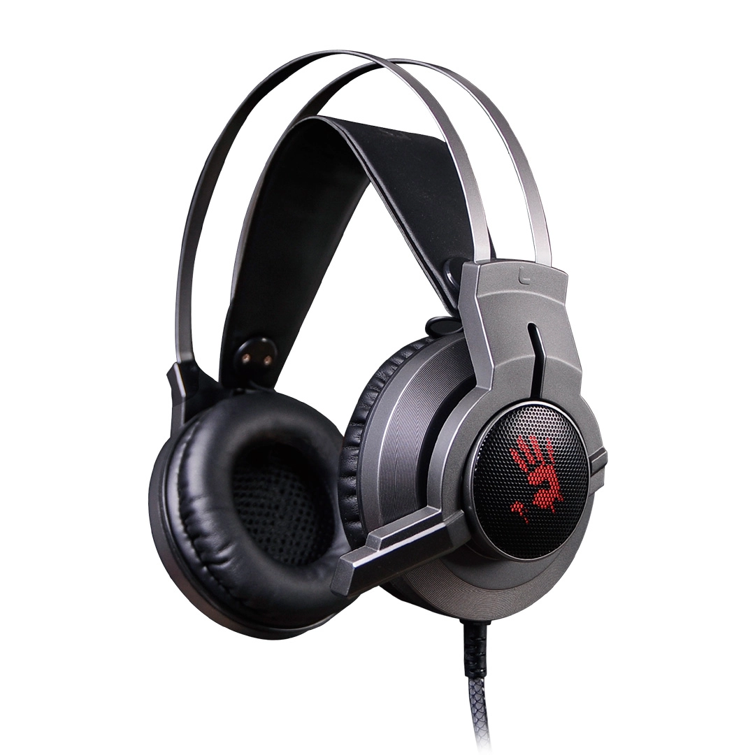 Наушники+микрофон игровые Bloody G437 <Virtual 7.1, 20Hz-20kHz, 32 Om, 100dB (1KHz), 2.2m, USB>