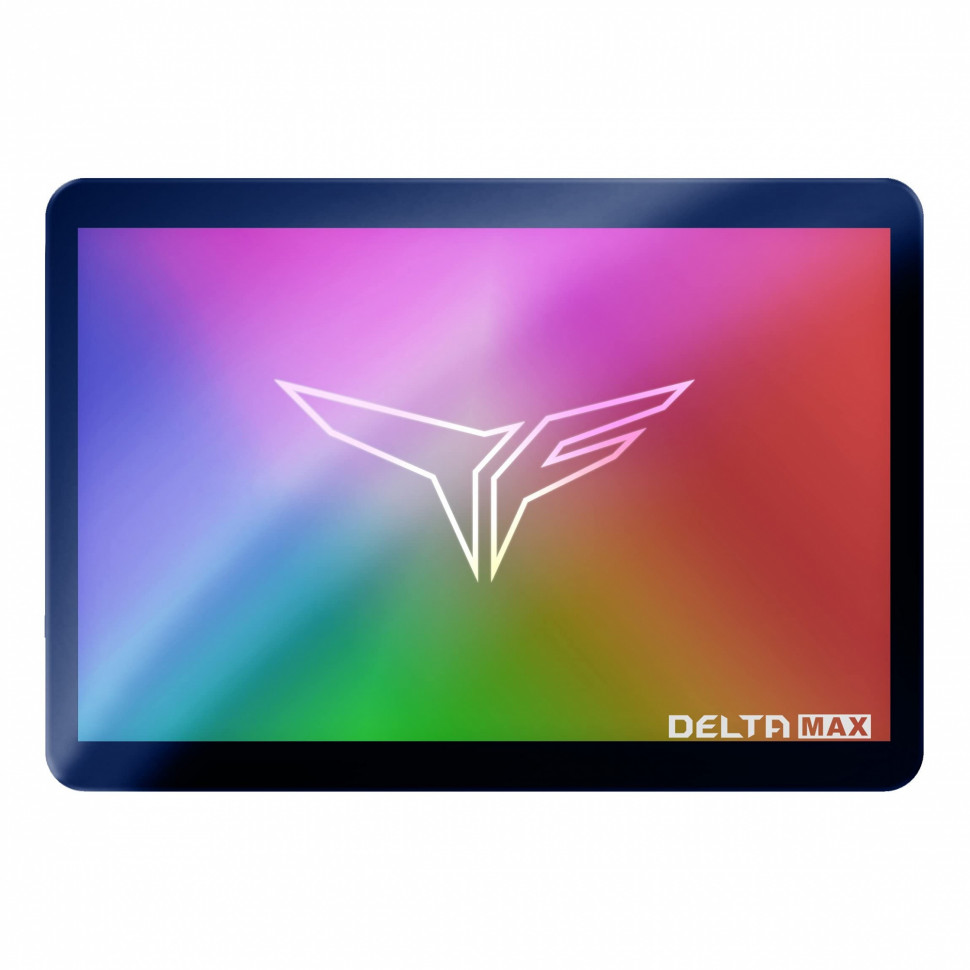 1000 Gb SSD TeamGroup T-FORCE Delta Max Lite, ARGB, 2.5” SATA3 R550Mb/s, W500MB/s T253TM001T0C325 Bl