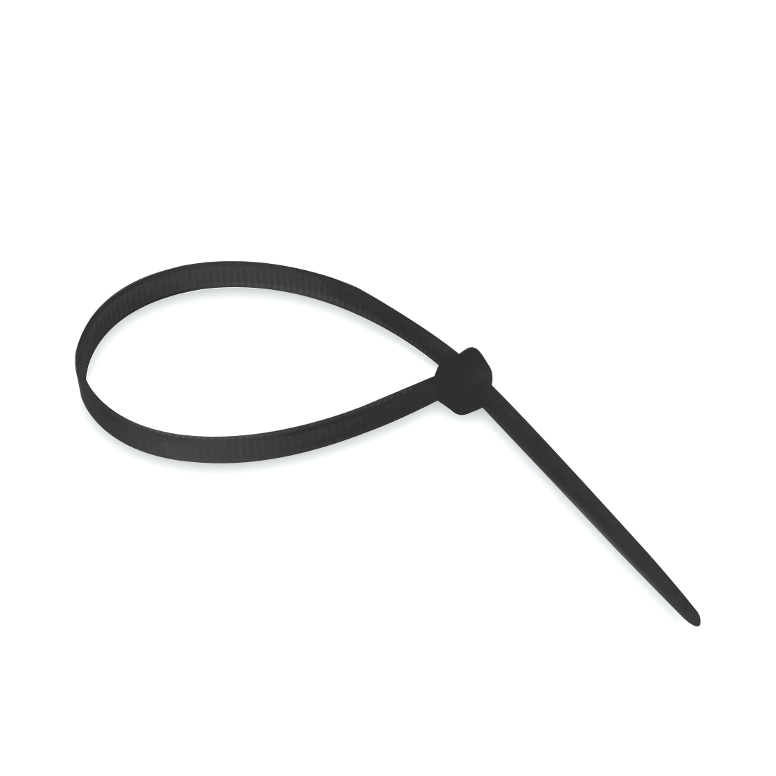 Хомут нейлоновый, Deluxe, СП 2.5*100 мм (Ч), чёрный (100 штук в упаковке)