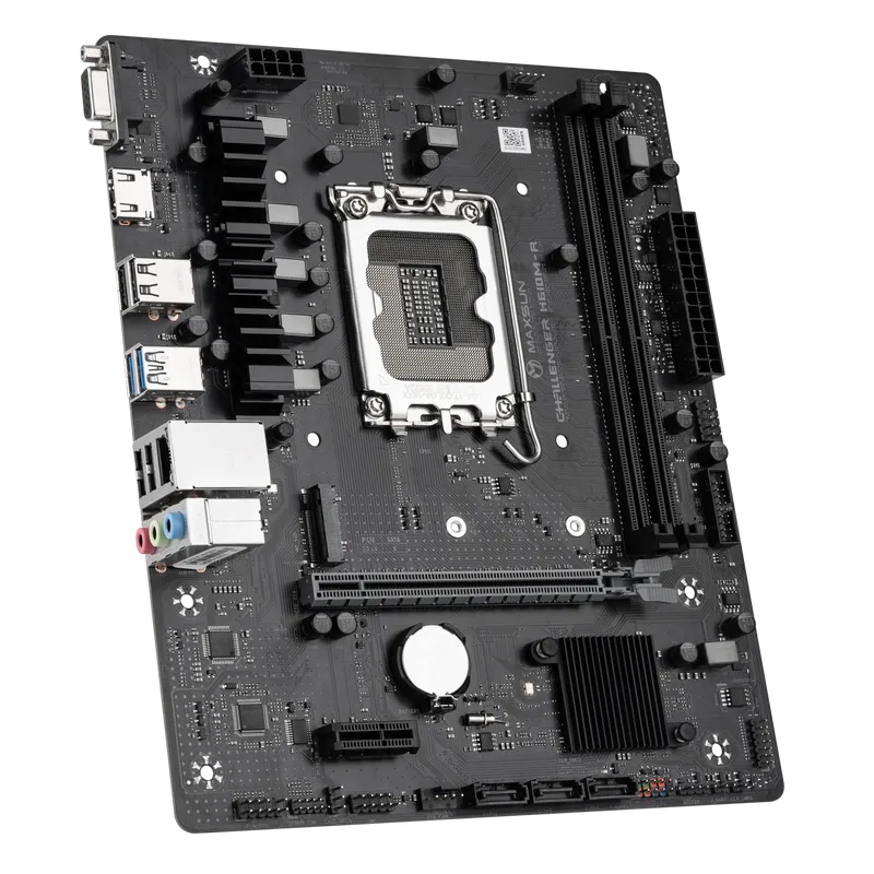 Мат.плата MaxSun MS-Challenger H610M-R ,MB Socket1700, MATX, iH610 (VGA+HDMI), 2DDR4, PCIx16, 2PCIx1 Мат.плата MaxSun MS-Challenger H610M-R ,MB Socket1700, MATX, iH610 (VGA+HDMI), 2DDR4, PCIx16, 2PCIx1
