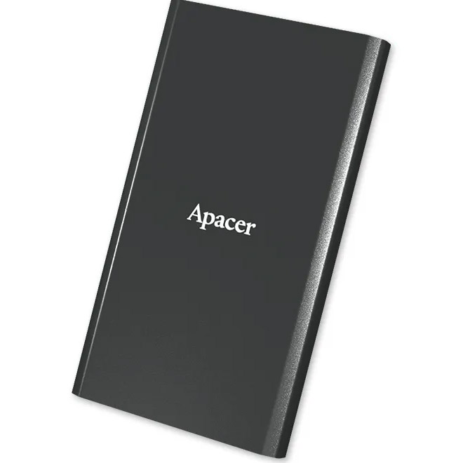 Внешний SSD 512 Gb Apacer, AS723, AP512GAS723B-1, 512GB, USB-C, Черный