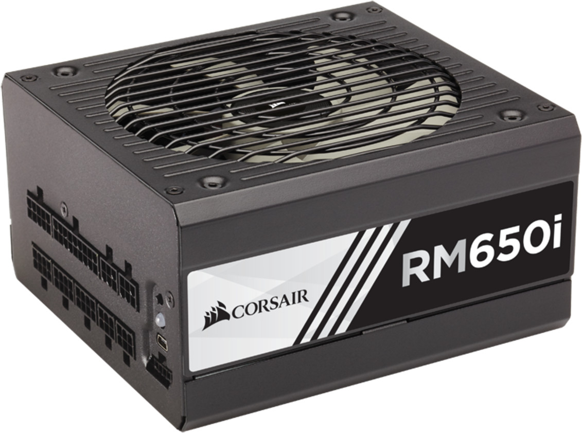 Блок питания Corsair RM650i, 80 PLUS Gold, Active PFC, вентилятор 13,5 см, CP-9020081-EU