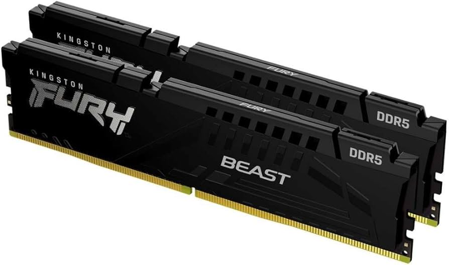 DDR5 Kingston 16 Gb kit Fury Beast RGB (AMD), KF552C36BBEK2-16 DDR5, 16 GB ,DIMM kit <5200MHz> (2x8GB), CL36