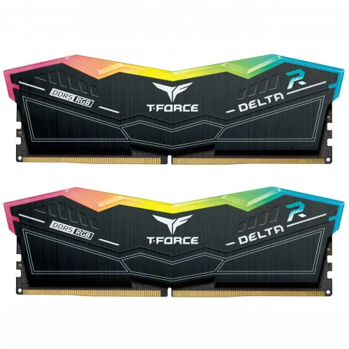 DDR5 32GB Kit (2x16GB) 7800MHz Team Group DELTA RGB FF3D532G7800HC38DDC01 Black