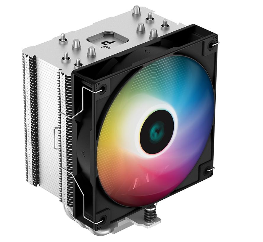 Кулер для процессора, Deepcool, AG500 BK ARGB V2 R-AG500-BKAMMN-GJD, Intel 1851/1700/1200/115х и AMD AM5/AM4, 240W, 1*120мм RGB, 300-1850±10%/об/м, 67