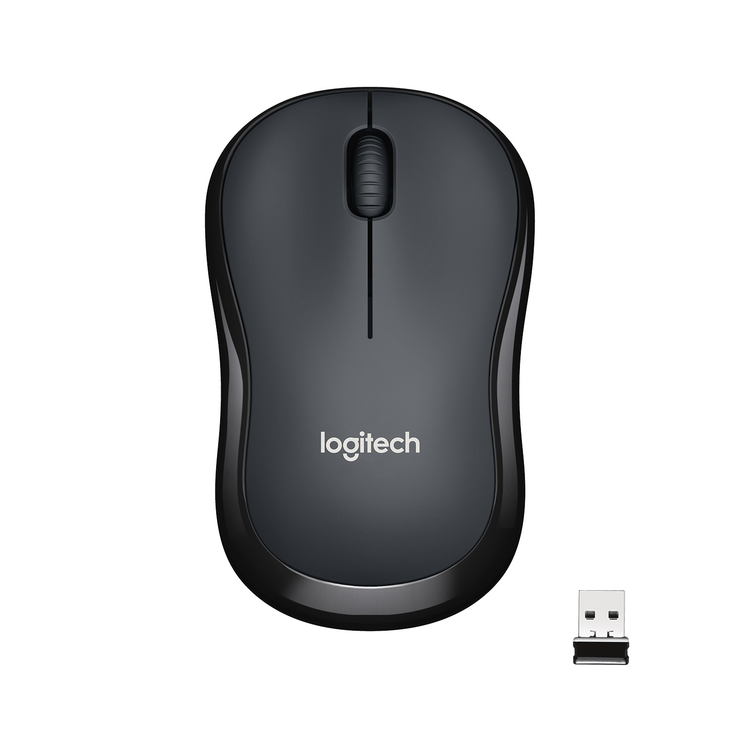 Мышь Logitech беспроводная M221 SILENT - CHARCOAL (GLOSSY BAND) 910-006510