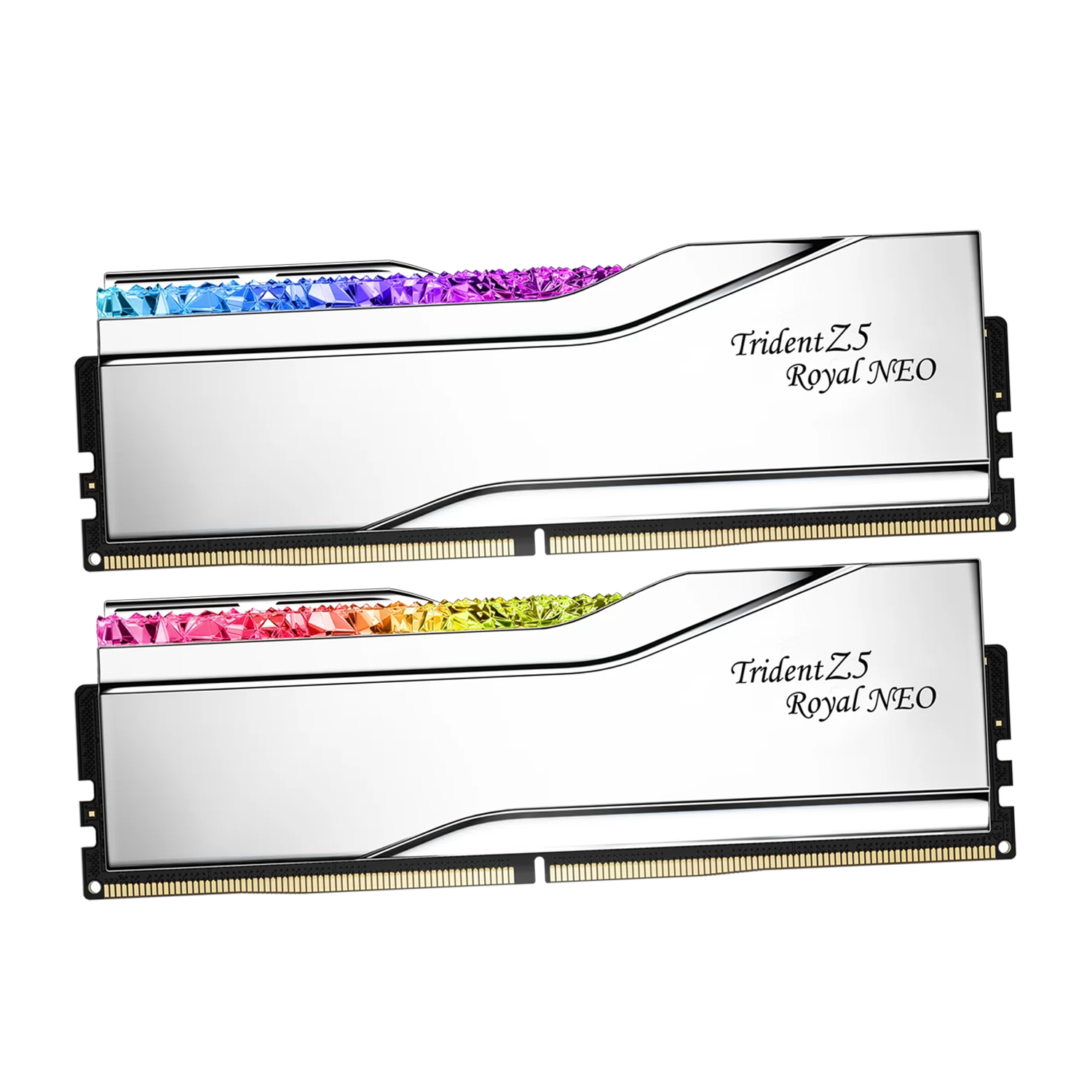 DDR5 G.Skill 32 Gb KIT Trident Z5 Royal Neo (AMD), F5-6400J3039G16GX2-TR5NS silver ,DIMM kit <6400MHz> (2x16GB)