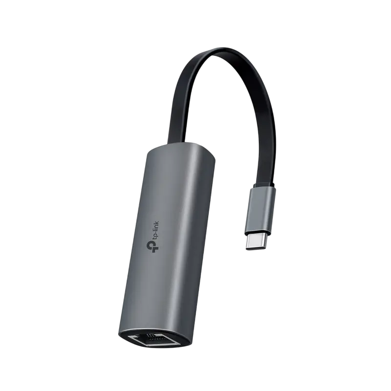 Сетевой адаптер USB 2.5GbE Tp-Link UE302C <1 порт 2.5GEthernet RJ45, коннектор USB 3.0 Type-C, поддержка OC: Windows 11/10/8.1/8/7, MacOS, PadOS, Chro