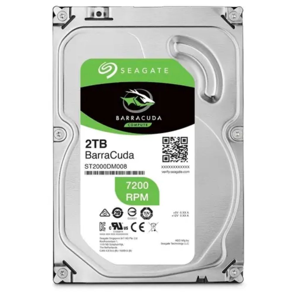 Винчестер 2Tb Seagate Barracuda SATA6Gb/s 7200rpm 256Mb 3,5" ST2000DM008