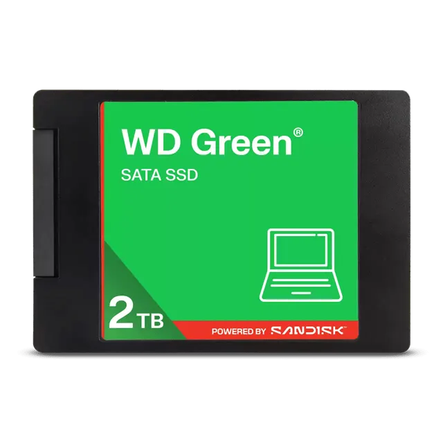 2000 GB SSD WD GREEN 2.5”/7mm SATA R545/W545MB/s WDS200T5G0A-00CPT0