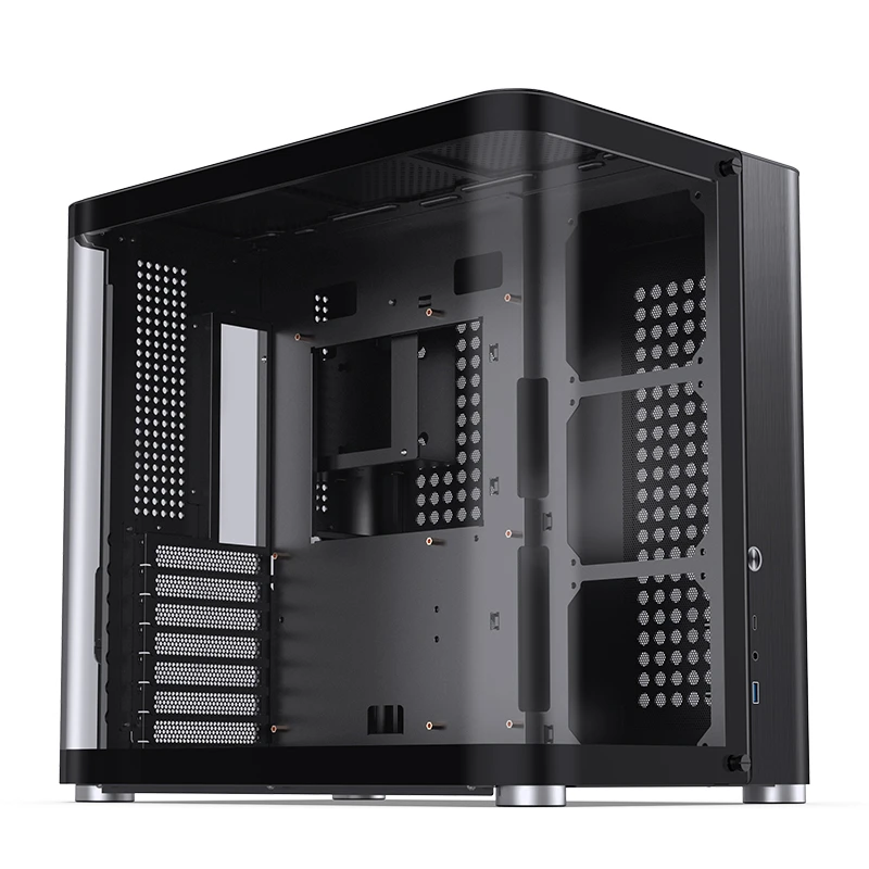 Компьютерный корпус, Jonsbo, TK-2, TK-2 , Midi-Tower, ATX/ITX/Micro ATX, USB Type-C*1/USB 3.0*1/Audio+Mic*1, Высота процессорного куллера 165мм, Длина