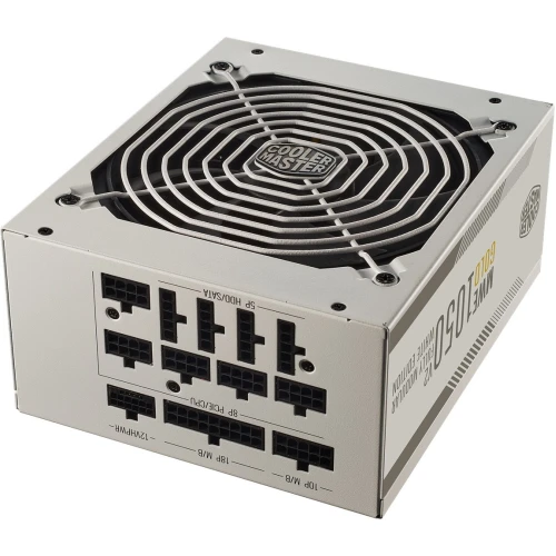 Блок питания CoolerMaster MWE GOLD 1050 V2 White, ATX Rev. 3.0, 1050W, 80+ GOLD MPE-A501-AFCAG-3GEU