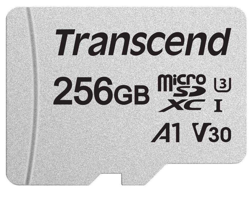 Карта памяти MicroSD 256GB Class 10 U3 A1 Transcend TS256GUSD300S-A