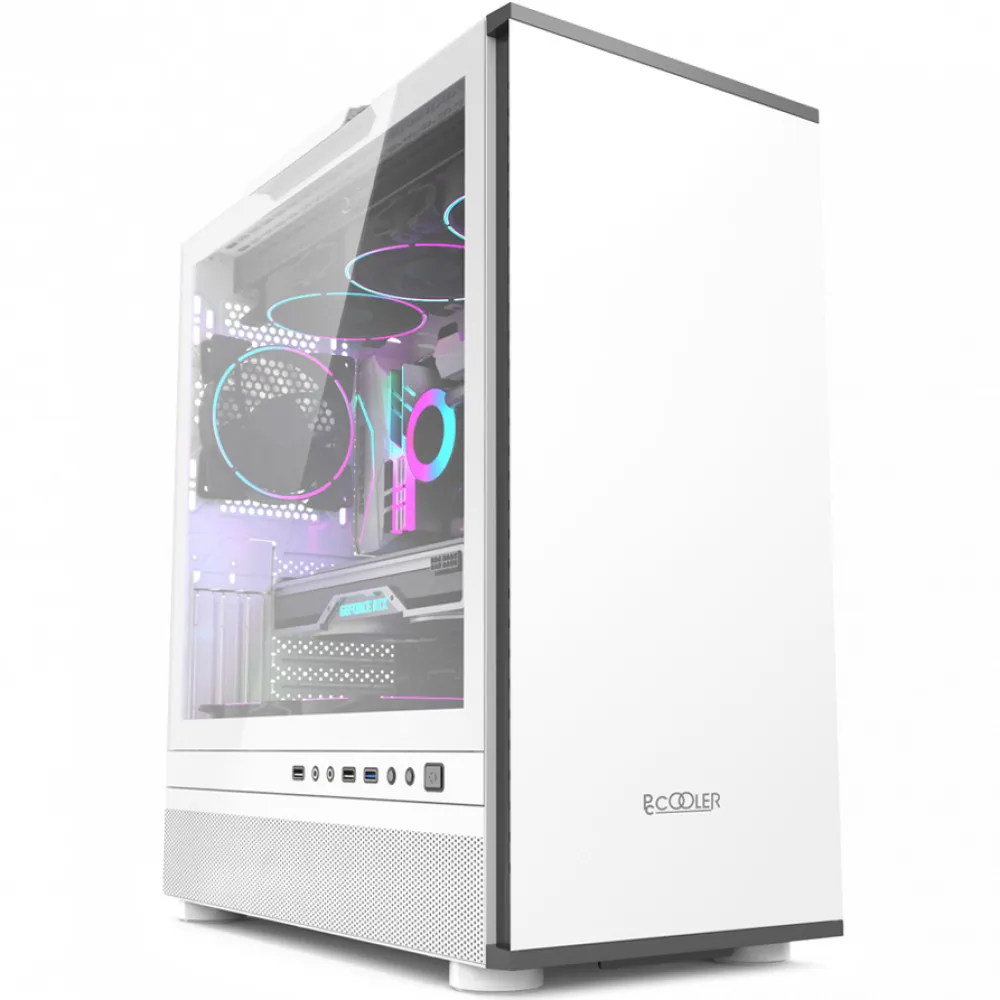 Корпус PCCooler MASTER IE200W EATX/ATX/mATX/ITX 2x3.5", 4x2.5", USB3.0, 2USB2.0 White