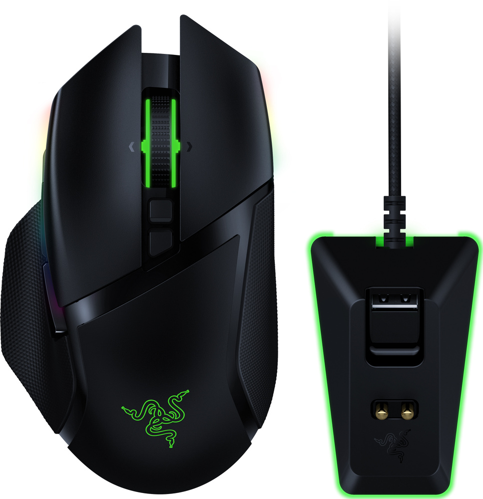 Компьютерная мышь с док-станцией, Razer, Basilisk Ultimate & Mouse Dock, RZ01-03170100-R3G1, игровая