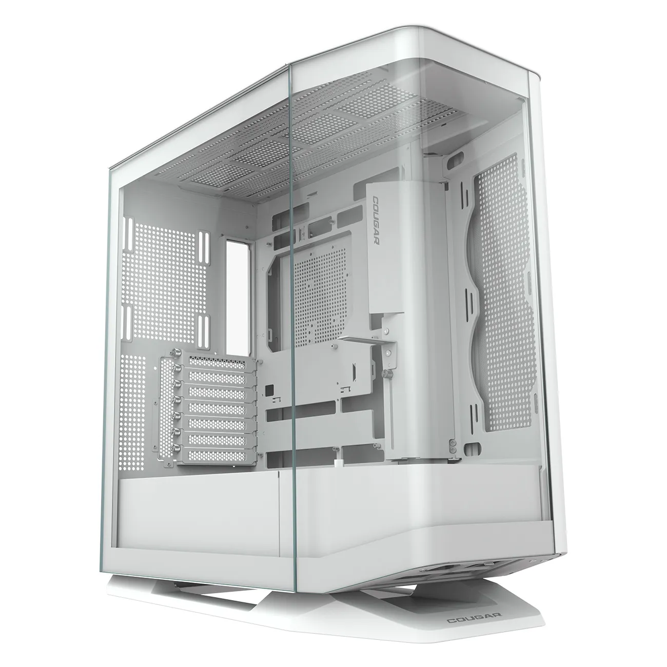 Компьютерный корпус, Cougar, FV270 WH, E-ATX/CEB/ATX/Micro ATX, USB 1*Type C/2*3.0, 4 Pole Headset Audio, Кулер 1*12см ARGB, Высота процессорного куле