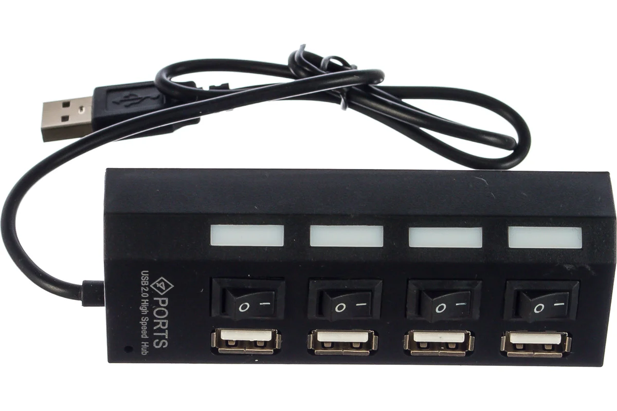 Расширитель USB Хаб Gembird UHB-243-AD ,Hub 4 port, USB 2.0, black