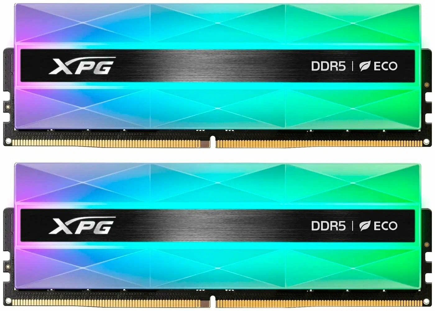 DDR5 ADATA 32 Gb KIT 16GBx2 8000 MHz ADATA LANCER NEON RGB [AX5U8000C3816G-DCLANRSG] 