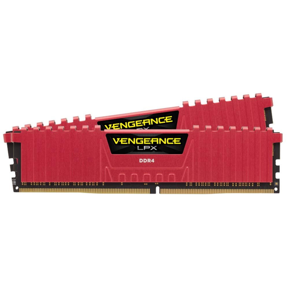 DDR4 16 GB KIT Corsair Vengeance LPX CMK16GX4M2B3200C16R, DDR4, 16 GB, red ,DIMM kit <3200MHz> (2x8GB)