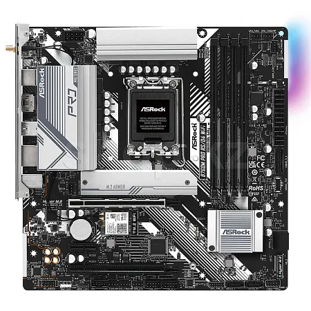 Мат.плата ASRock B760M PRO RS/D4 WIFI LGA1700 4xDDR4 4xSATA RAID 2xM.2 HDMI DP mATX