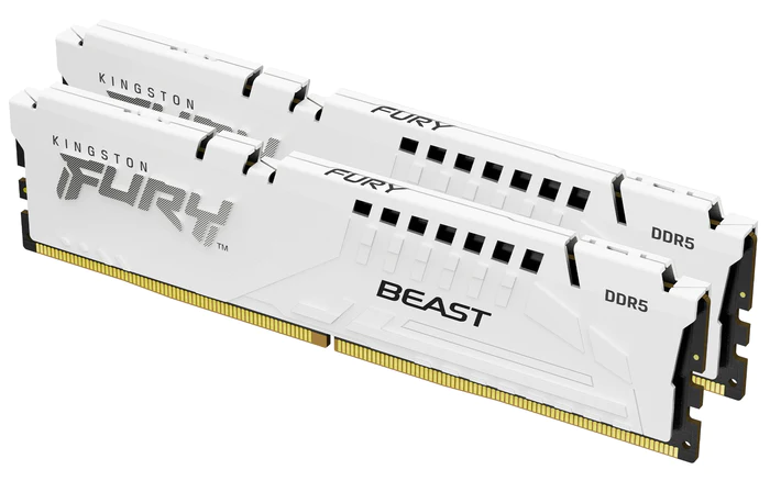 DDR5 Kingston 32 Gb KIT Fury Beast, KF556C40BWK2-32, DDR5, 32 GB, white ,DIMM kit <5600MHz> (2x16GB)