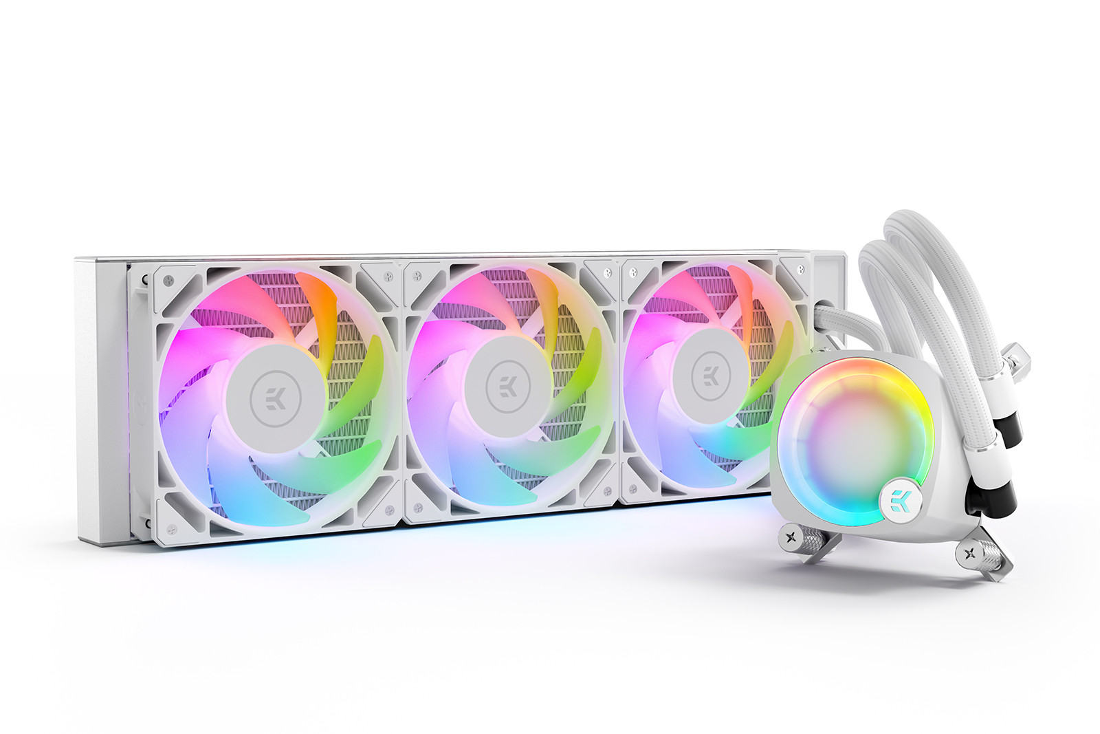 Водяное охлаждение для CPU EKWB EK-NUCLEUS AIO CR360 LUX D-RGB, 3x120mm Fans, Socket AMD AM4/AM5, IN