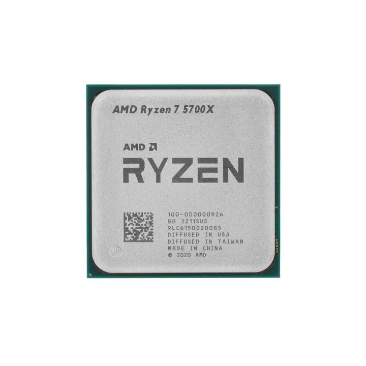 Процессор AMD Ryzen 7 5700X 3,4Гц (4,6ГГц Turbo) 8/16  4MB L2 32MB L3 65W AM4 OEM 100-000000926