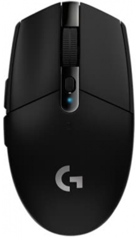 Мышь игровая б/пров Logitech G304, 12000dpi, BL, 6кн, AA, чёрн.910-005286