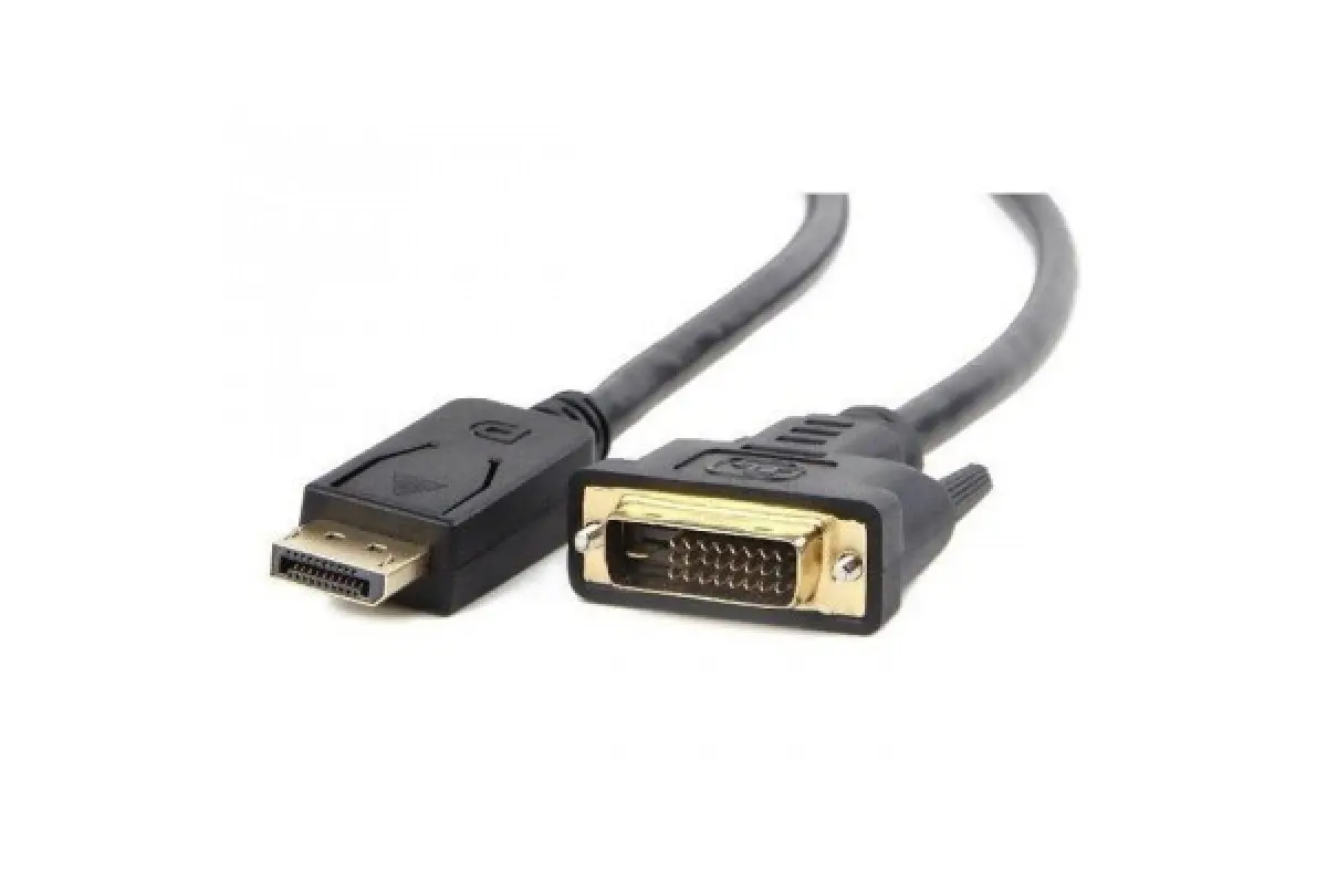 Кабель DisplayPort->DVI Cablexpert CC-DPM-DVIM-1M, 1м, 20M/25M, черный, экран, пакет