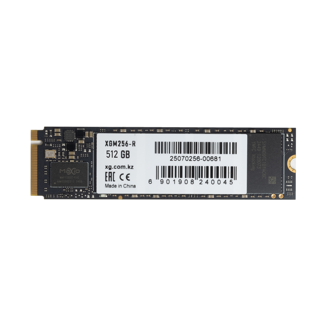 512 GB M.2 XG, XGM512-R, 512GB, M.2 NVMe PCIe 3.0x4, 3400/1900 Мб/с