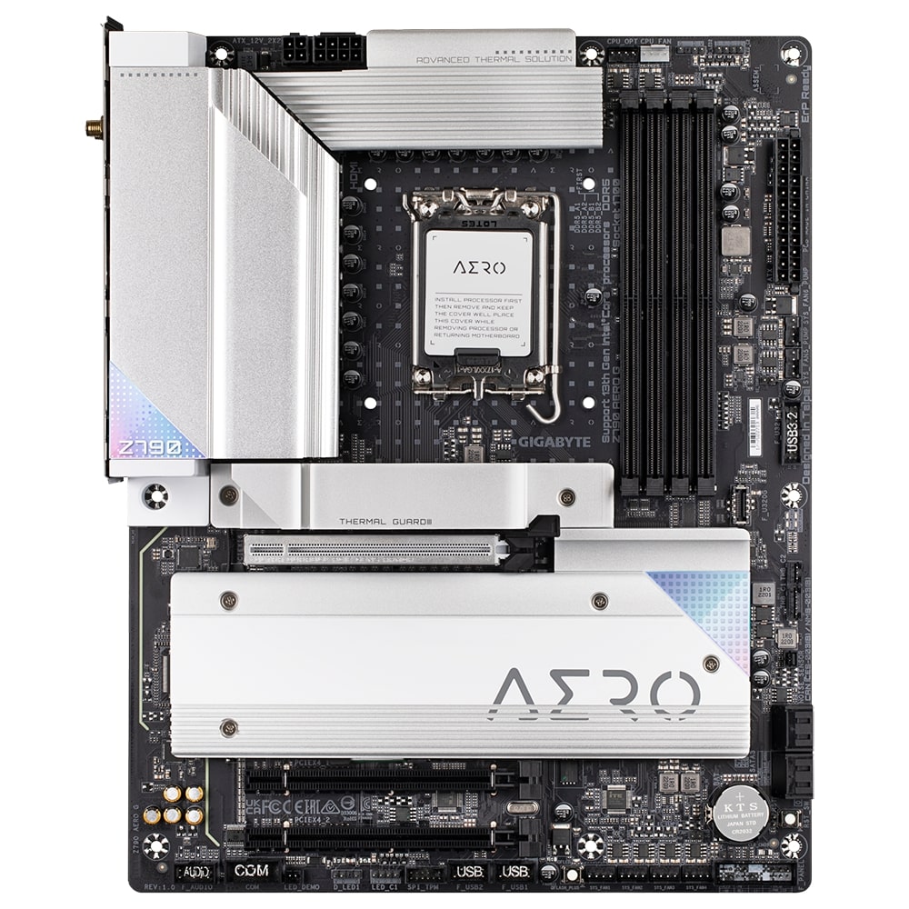 Мат.плата Gigabyte Z790 AERO G ,4DDR5,MB Socket1700, ATX, iZ790 (HDMI), , 3PCIx16