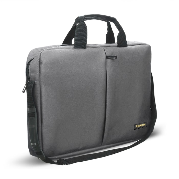 Сумка для ноутбука ExeGate Office F1590, EX264614RUS ,up to 15.6", grey Сумка для ноутбука ExeGate Office F1590, EX264614RUS ,up to 15.6", grey