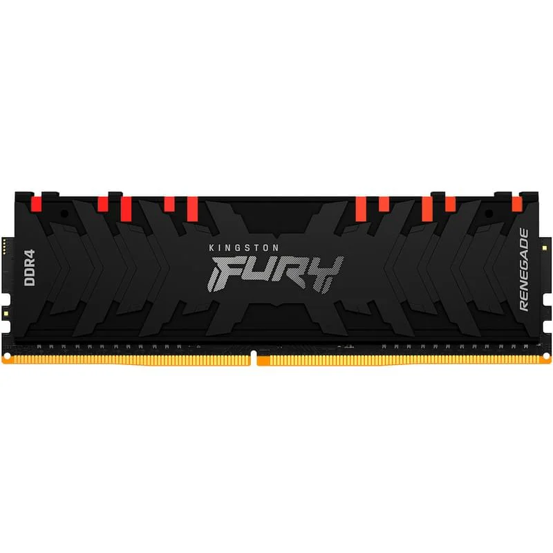 DDR4 Kingston 8 Gb Fury Renegade RGB, KF436C16RBA/8, Черный ,DIMM <3600MHz> CL16, 8 chip, black