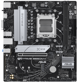 Мат.плата AMD ASUS PRIME B650M-K AM5 2xDDR5 4xSATA3 RAID 2xM.2 VGA HDMI DP mATX