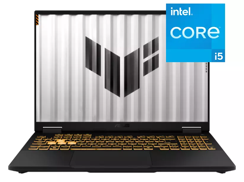 ASUS TUF Gaming F16 FX608JH-RV065/ i5-13450HX/ 16 DDR5/ 512 NVMe/ 8 Gb RTX5050/ 16.0" WUXGA IPS/ DOS/ 90NR0MH1-M003V0