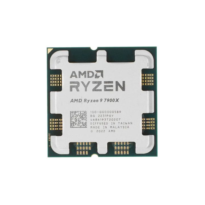 Процессор AMD Ryzen 9 7900 3,7Гц (5,4ГГцTurbo) 12/24  12MB L2 64MB L3 65W AM5 100-000000590 OEM