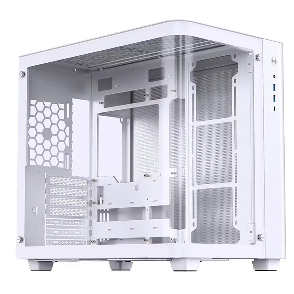 Компьютерный корпус, Jonsbo, TK-3, TK-3 White, Mid-Tower, ITX/M-ATX/ATX, USB 3.0 Type-C*1/USB 3.0 *2/Audio+Mic*1, Высота процессорного куллера 165мм, 