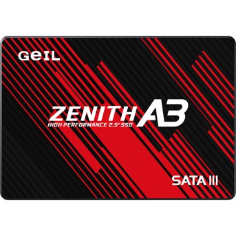 500 GB SSD GEIL A3AC16D500A ZENITH А3 2.5” SATA R500 W450MB/s GZ25A3-500G